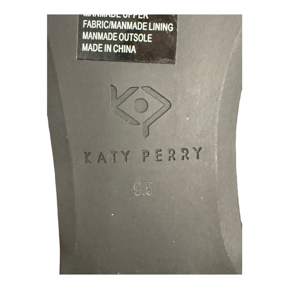 Katy Perry The Evie Mule Textured Nappa Black 9.5 NIB - Picture 9 of 11